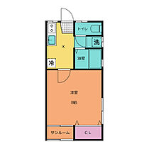 ハウスアライII 2-F ｜ 長野県松本市大字大村1074（賃貸アパート1K・2階・26.40㎡） その2