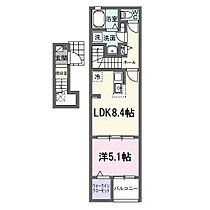 フローラル A 204 ｜ 長野県松本市大字島内5285-1（賃貸アパート1LDK・2階・38.81㎡） その2