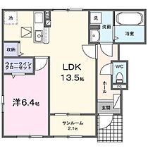 グレイス　D 101 ｜ 長野県松本市大字里山辺1347（賃貸アパート1LDK・1階・50.87㎡） その2