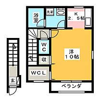 ブリックコート深志 203 ｜ 長野県松本市深志２丁目（賃貸アパート1K・2階・40.40㎡） その2