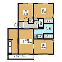 グランディールMOMOSE　B 303 ｜ 長野県松本市寿中２丁目（賃貸アパート3LDK・3階・67.15㎡） その2