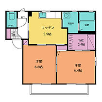 ディアス　かすみＡ 202 ｜ 長野県松本市大字島内（賃貸アパート2K・2階・46.79㎡） その2