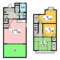 犬飼マンション C ｜ 長野県松本市大字島内（賃貸テラスハウス3LDK・1階・72.25㎡） その2