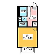 フレグランス・パル 106 ｜ 長野県松本市桐１丁目（賃貸アパート1K・1階・24.71㎡） その2