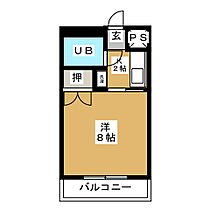 クリーン24 207 ｜ 長野県松本市征矢野１丁目（賃貸マンション1K・2階・23.14㎡） その2