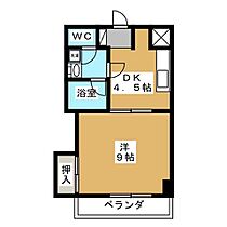 カイセー三芳 203 ｜ 長野県松本市深志２丁目（賃貸マンション1DK・2階・29.70㎡） その2