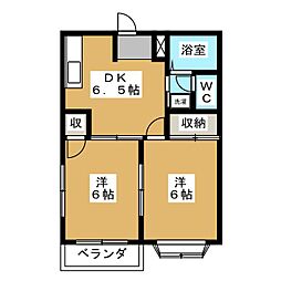 間取図画像 2DK
