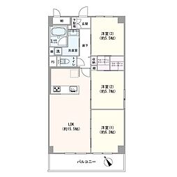 グランドメゾン池袋 3LDKの間取図画像