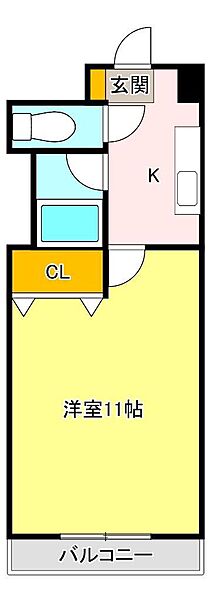 NARABU五番館 407｜栃木県宇都宮市簗瀬町(賃貸マンション1K・4階・25.00㎡)の写真 その1