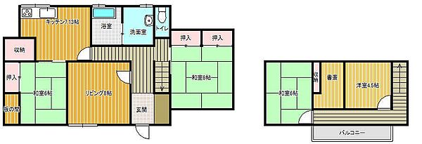間取りを拡大表示