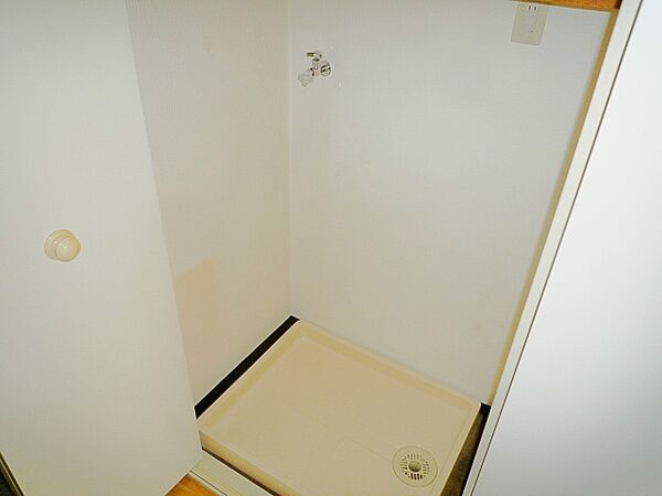 画像11:洗濯機置場も格納式ドアの中にあります　※写真は別室同タイプ