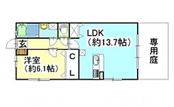 間取図画像 1LDK