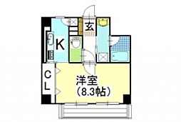 間取図画像 1K