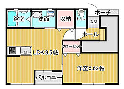 ソラリア 1LDKの間取図画像