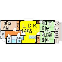 サンロードはやせ 301 ｜ 愛知県名古屋市中川区長良町１丁目93（賃貸マンション3LDK・3階・66.74㎡） その2