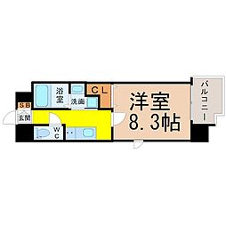 NORITAKE　RISE（則武ライズ） 10階1Kの間取り