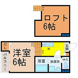 間取図画像 1K