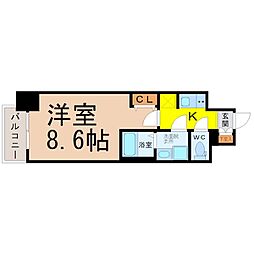 間取図画像 1K