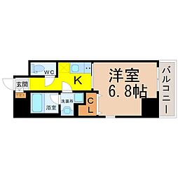 間取図画像 1K