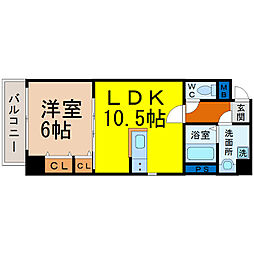 Solare 1LDKの間取図画像