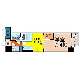 GRANPARKTOWER 1DKの間取図画像