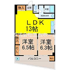 物件の間取り