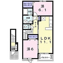 アトラス　II 202 ｜ 茨城県龍ケ崎市松葉4丁目8-7（賃貸アパート2LDK・2階・57.21㎡） その2