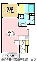 ラフォーレあおいA  ｜ 福岡県宗像市名残（賃貸アパート1LDK・1階・36.08㎡） その2