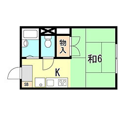TハイツI 2階/203