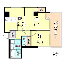 ウィステリア神戸湊川 4階