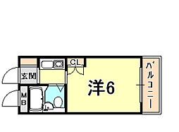 ジョイフル西宮北口1 2階