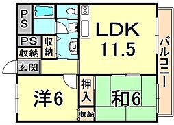 フォリア弐番館 2階