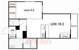 間取図画像 1LDK