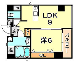 ＡＯＩ　ＦＬＡＴＳ 2階1LDKの間取り
