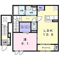 間取図画像 1LDK