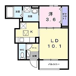 間取図画像 1LDK