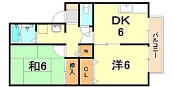 イル・マーレ須磨浦 2DKの間取図画像