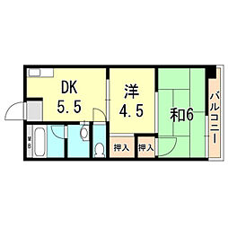 コーポサンルーツII 4階