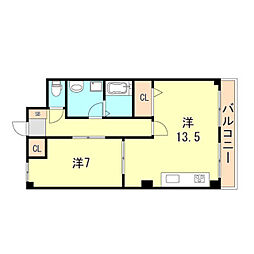 間取図画像 1LDK