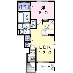 ＭＵＫＯ7−ＳＫＴII 1階1LDKの間取り