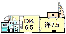 間取図画像 1DK
