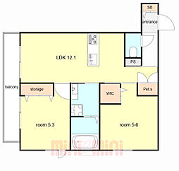 Ｌａ　ｖｉｔａ摂津本山 3階/302