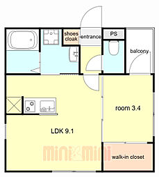 ハーモニーテラス福町 2階