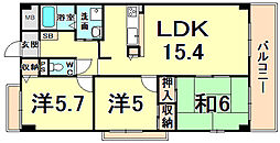 間取図画像 3LDK
