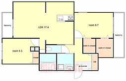 コスモス北口町 3階/301