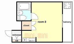 ベルウエスト 3階/401