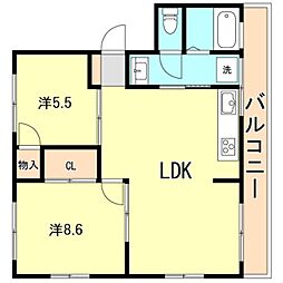グリーンヒル山本通 2階/202