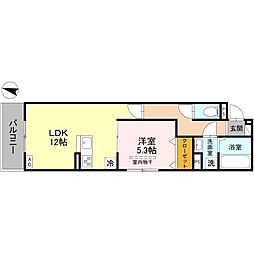 間取図画像 1LDK