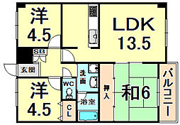 間取図画像 3LDK