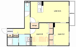 神戸市垂水区東垂水新築アパート北棟 2階/203